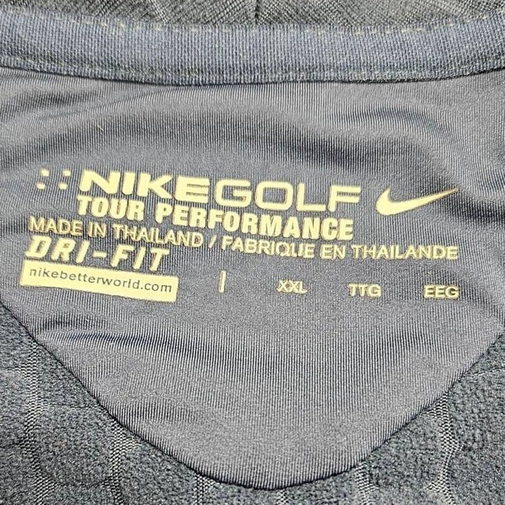 Nike Golf Tour Performance Dri-FIT Full Zip Jacket Navy Blue 518048-459 Mens XXL - Picture 5 of 5